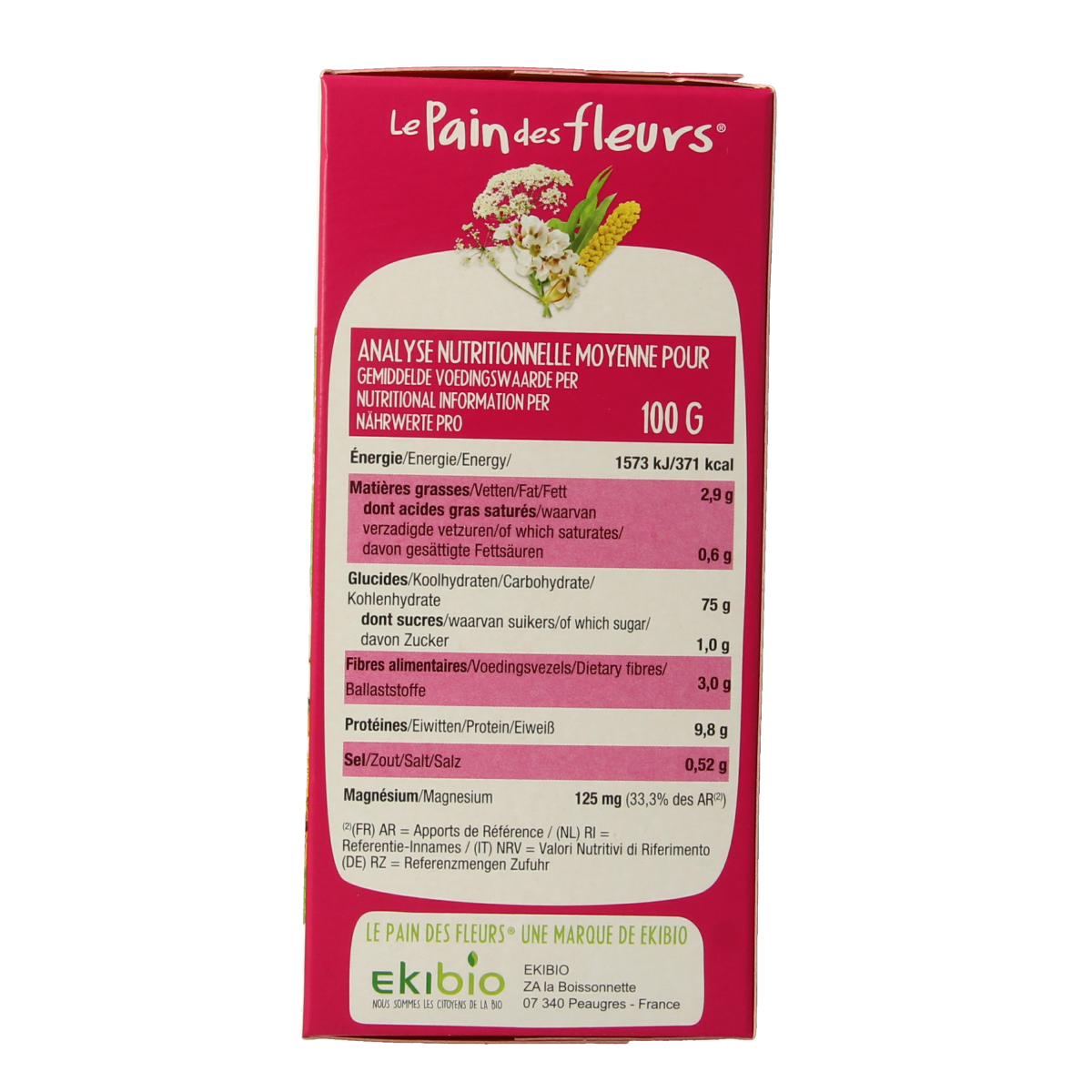 Pain Des Fleurs Krokante crackers meergranen glutenvrij bio 150.00 Gram