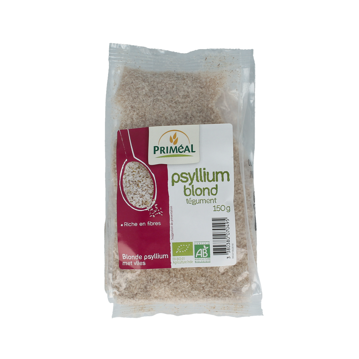 Primeal Blonde psyllium met vlies bio 150.00 Gram