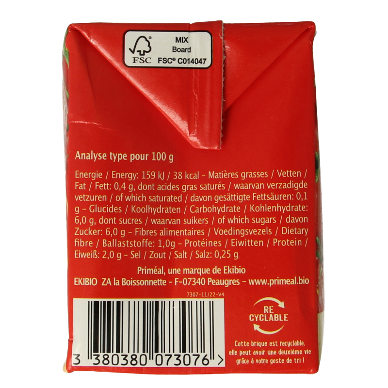 Primeal Tomatenpuree bio 500 Gram