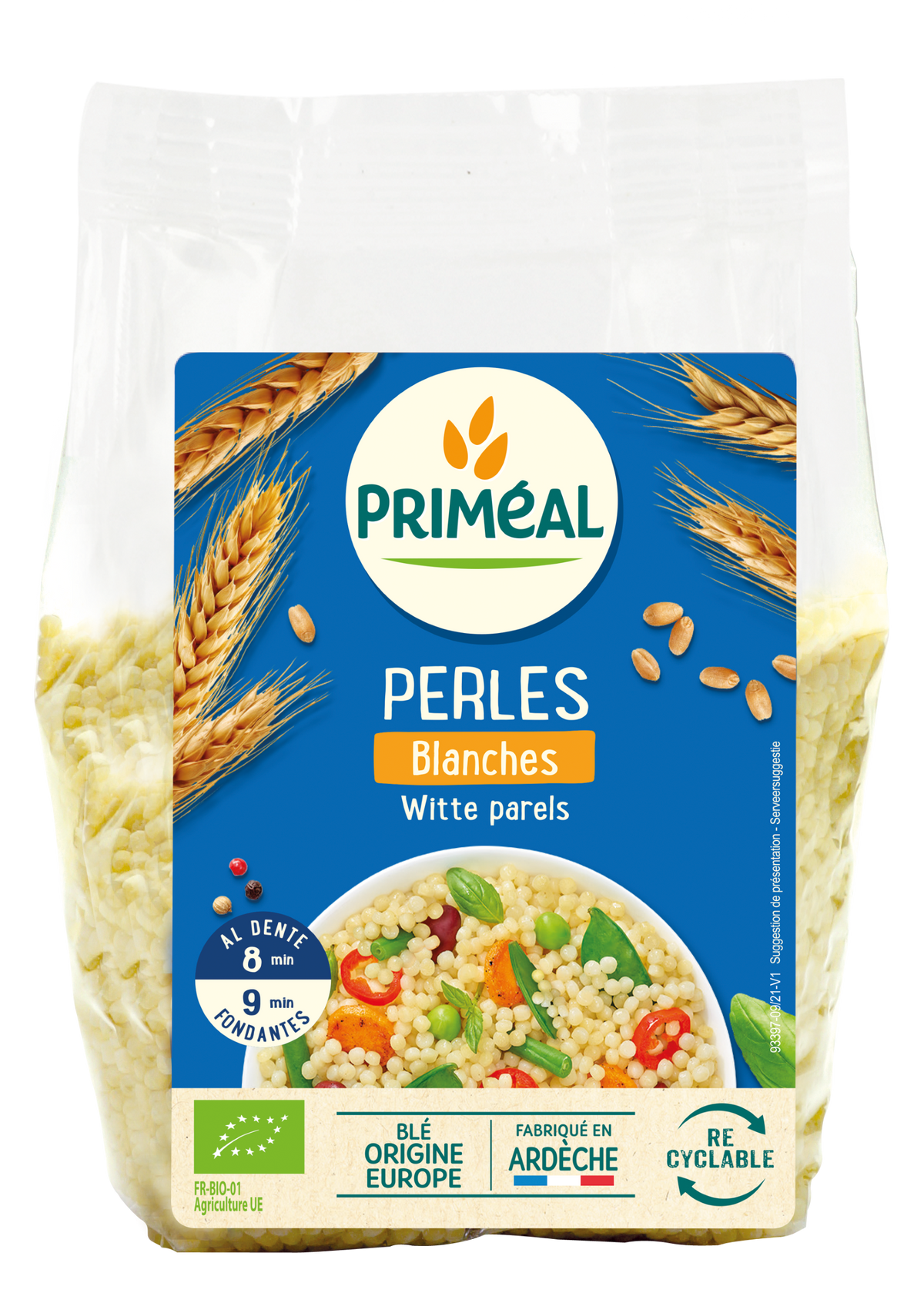 Primeal Witte parels bio 500.00 Gram