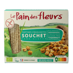 Pain Des Fleurs Krokante crackers aardamandel glutenvrij bio 150.00 Gram