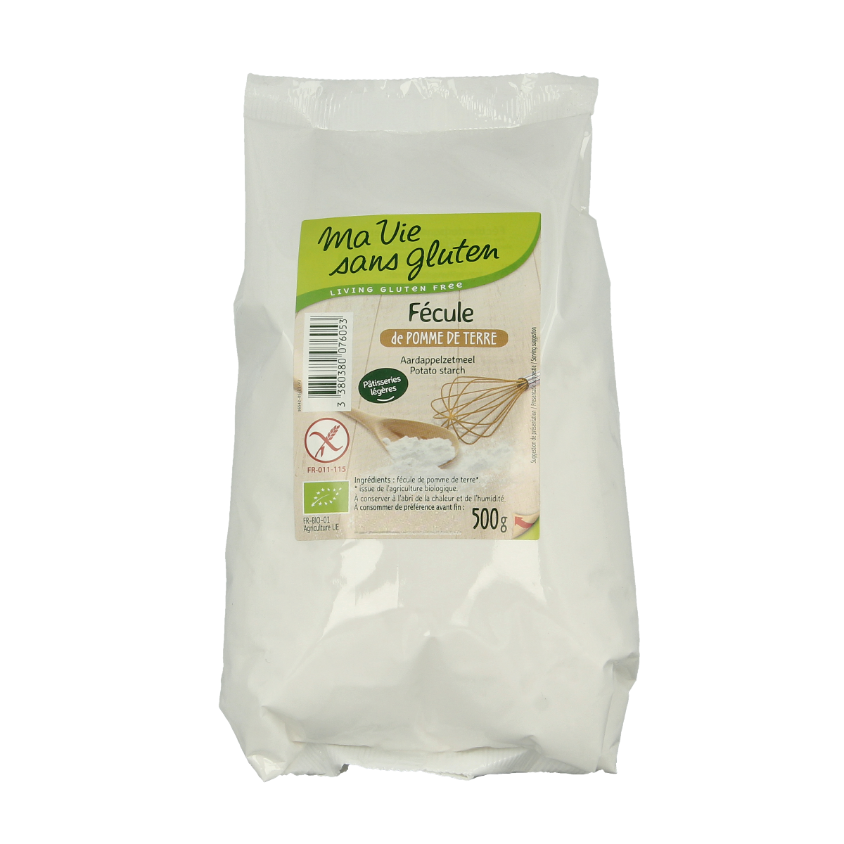 Ma Vie Sans Aardappelzetmeel glutenvrij bio 500.00 Gram