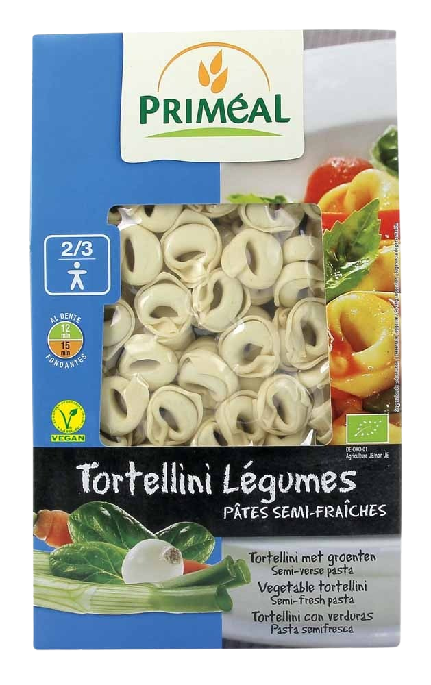 Primeal Tortellini groente bio 250.00 Gram