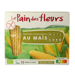 Pain Des Fleurs Krokante crackers mais glutenvrij bio 150 Gram
