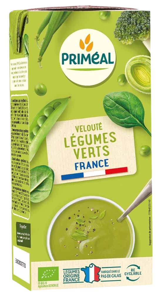 Primeal Veloute gebonden soep groene groenten bio 330.00 Milliliter