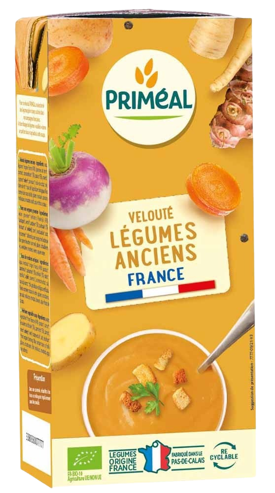 Primeal Veloute gebonden soep vergeten groente bio 330.00 Milliliter