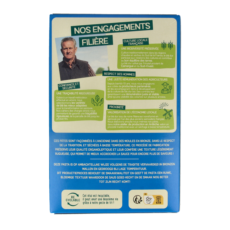 Primeal Corolle halfvolkoren pasta bio 400 Gram