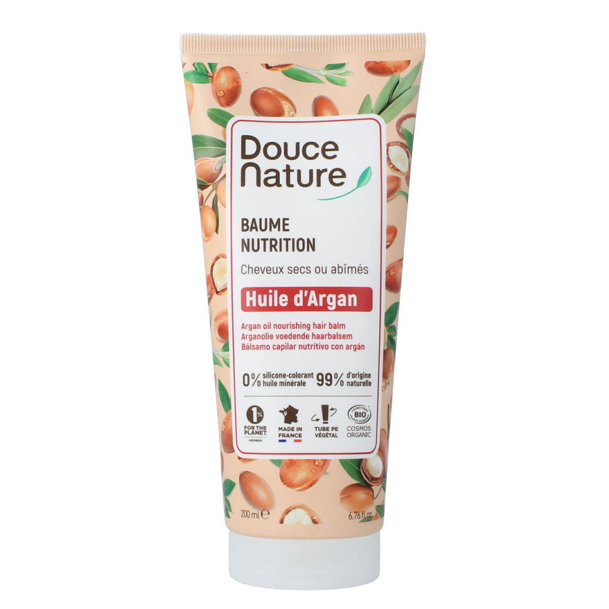 Douce Nature Conditioner droog/beschadigd haar arganolie bio 200.00 Milliliter
