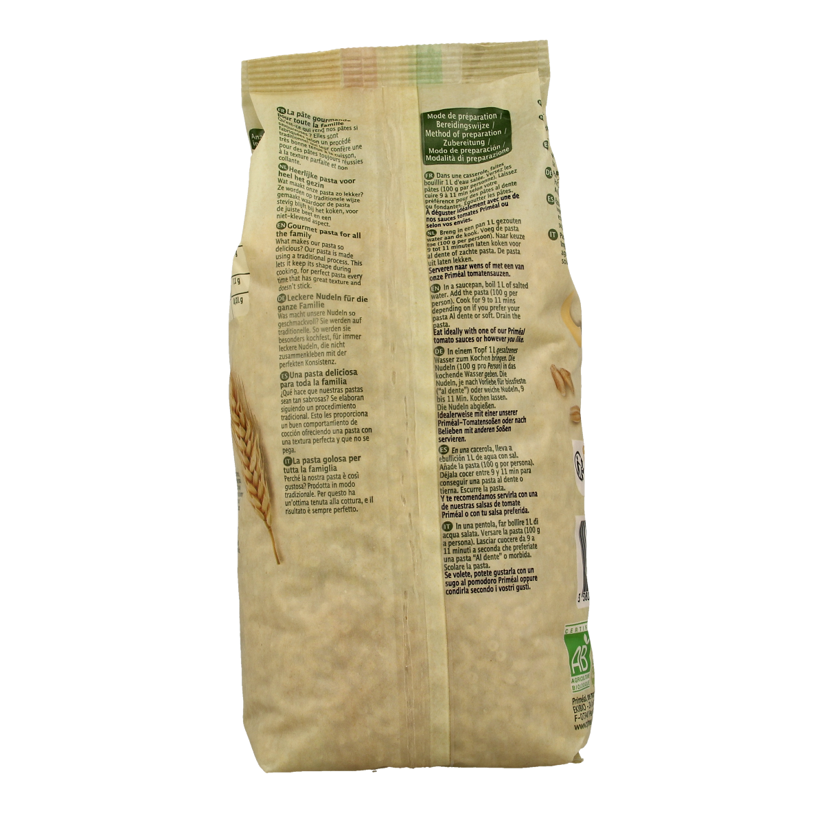 Primeal Macaroni elleboog familie bio 1.00 Kilogram