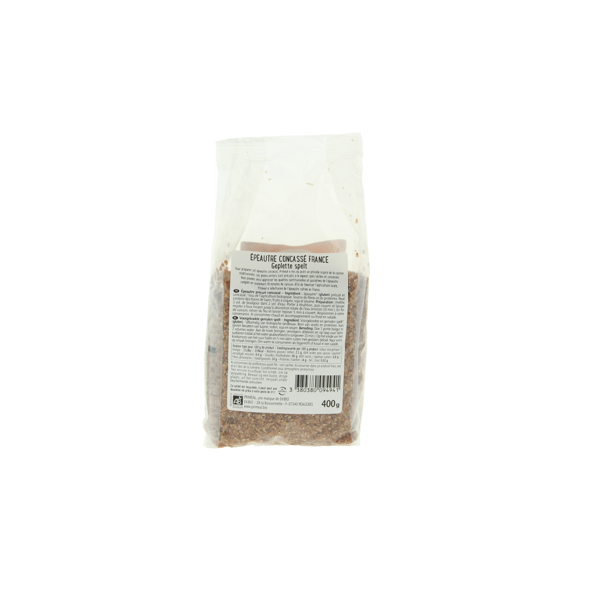 Primeal Geplette spelt bulgur bio 400.00 Gram
