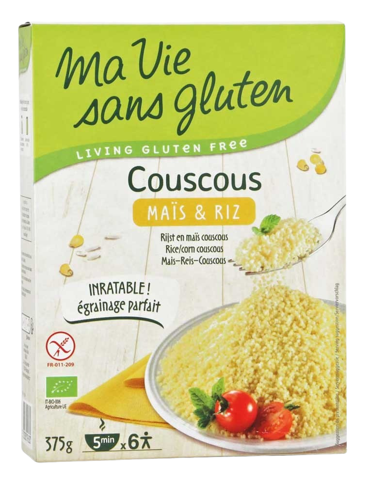 Ma Vie Sans Couscous van mais & rijst glutenvrij bio 375.00 Gram