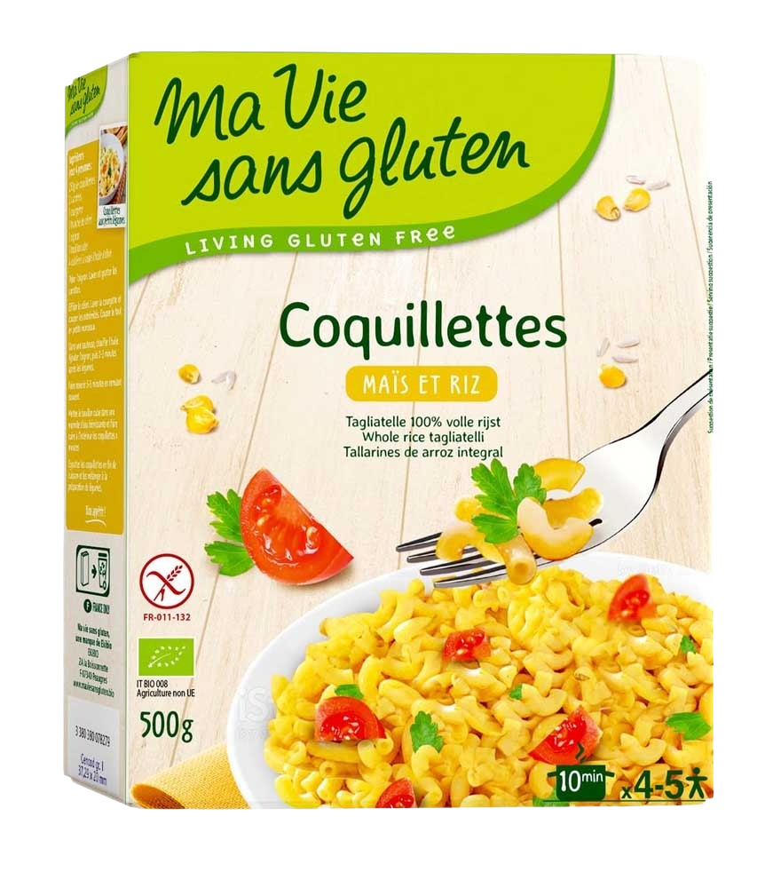 Ma Vie Sans Macaroni van mais en rijst glutenvrij bio 500.00 Gram
