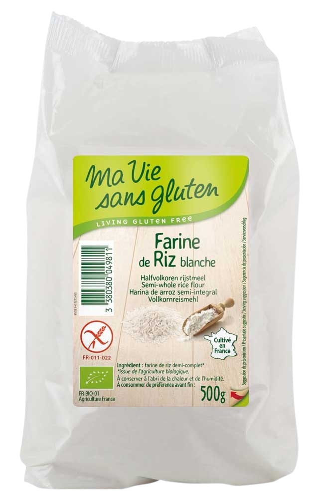 Ma Vie Sans Rijstmeel wit glutenvrij bio 500.00 Gram