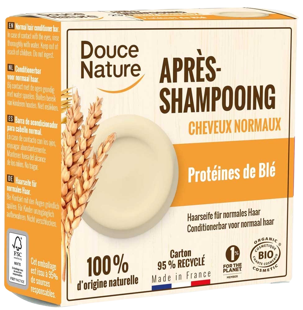 Douce Nature Conditioner bar normaal haar bio 65.00 Gram