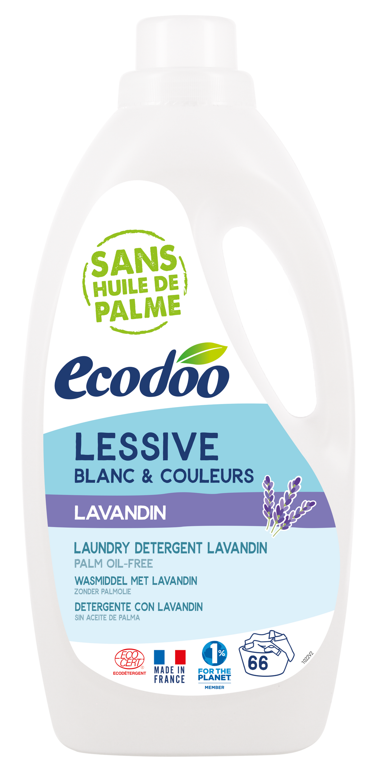 Ecodoo Wasmiddel vloeibaar lavendel bio 2.00 Liter
