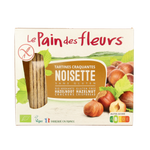 Pain Des Fleurs Krokante crackers hazelnoot glutenvrij bio 150.00 Gram