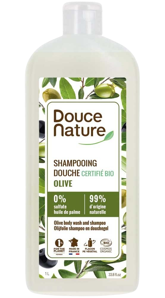 Douce Nature Douchegel & shampoo olijf 1.00 Liter