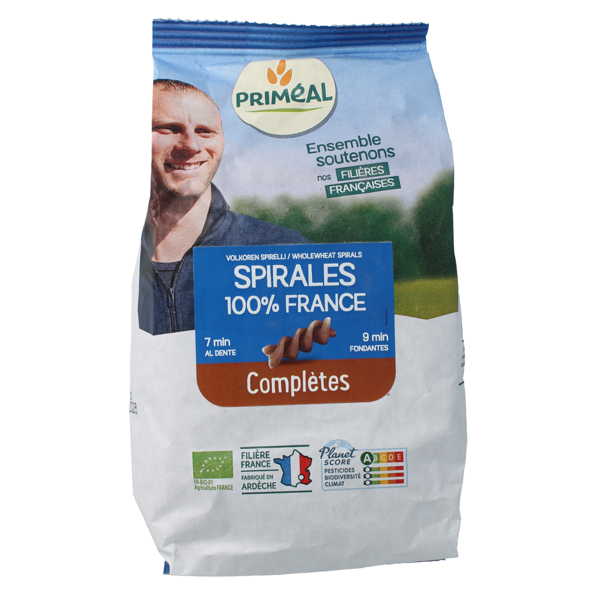 Primeal Fusilli volkoren bio 500.00 Gram