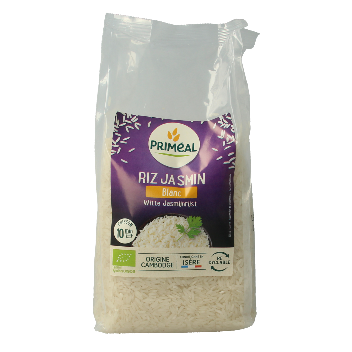 Primeal Witte jasmijnrijst bio 1.00 Kilogram