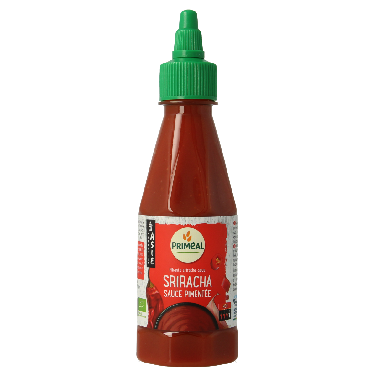 Primeal Chilisaus sriracha pittig bio 250.00 Gram
