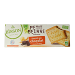 Bisson Petit beurre biscuit met chocolade bio 197.00 Gram