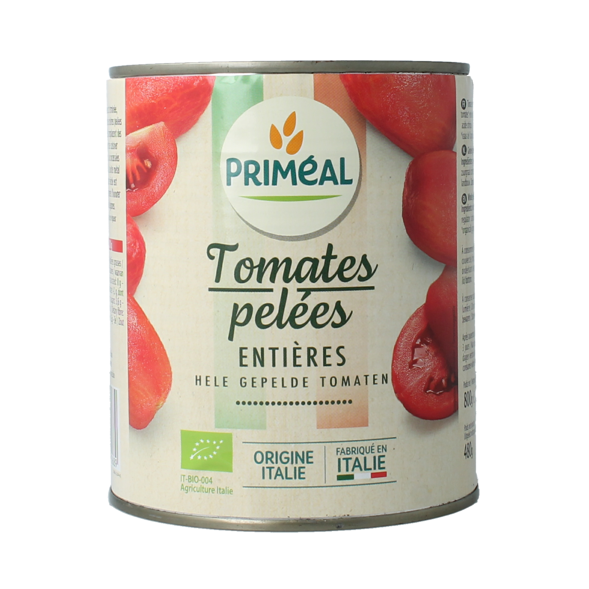 Primeal Tomaten gepeld bio 800.00 Gram