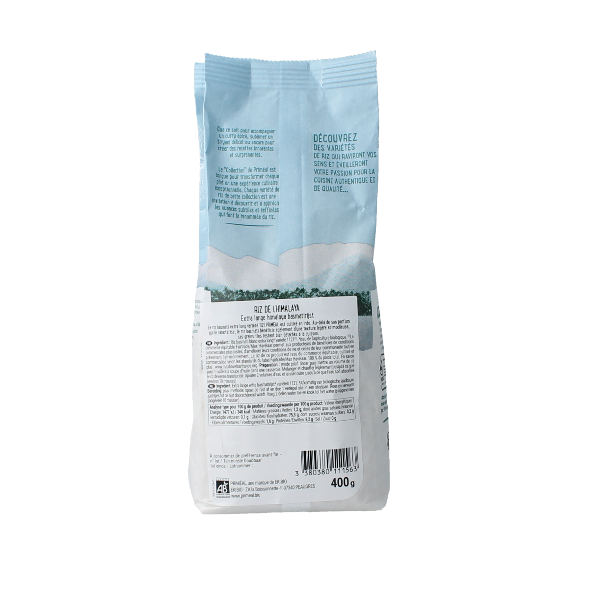 Primeal Himalaya rijst bio 400.00 Gram