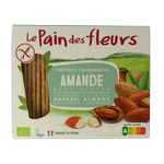 Pain Des Fleurs Krokante crackers amandel glutenvrij bio  150.00 Gram