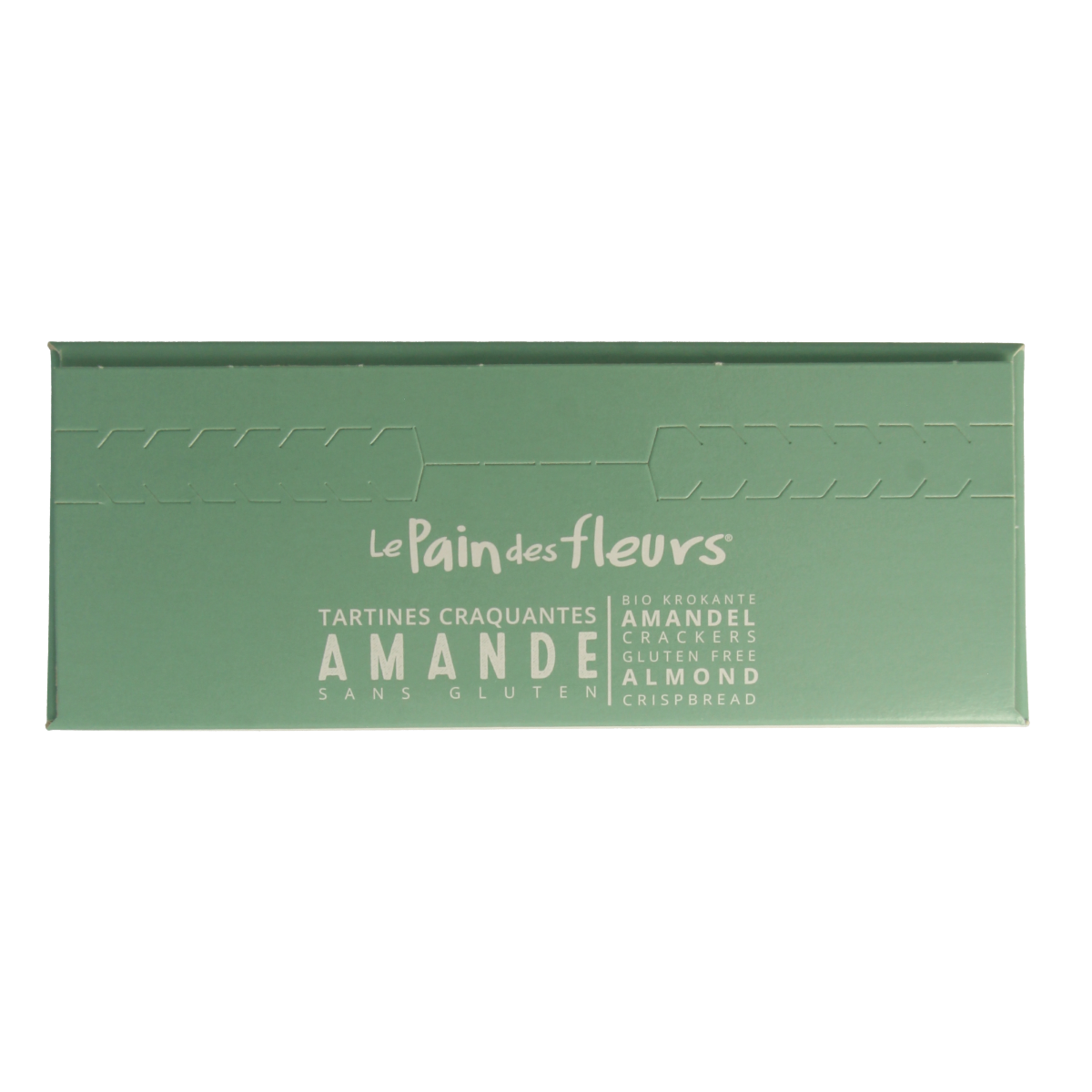 Pain Des Fleurs Krokante crackers amandel glutenvrij bio  150.00 Gram
