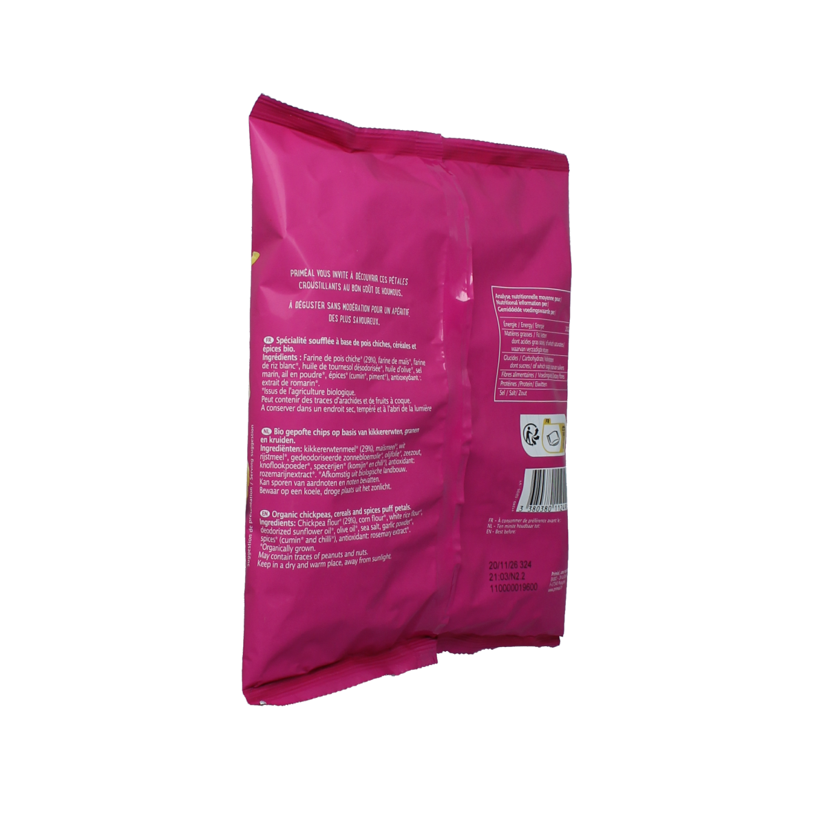 Primeal Chips hummus bio 75.00 Gram