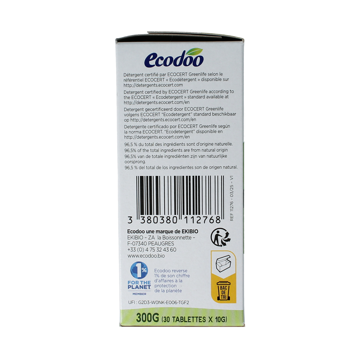 Ecodoo Vaatwasmachine tabletten 30.00 Stuks