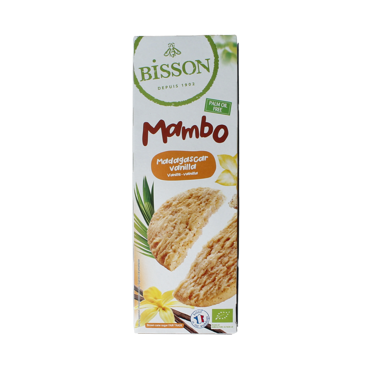 Bisson Mambo koekjes madagaskarvanille bio 175.00 Gram