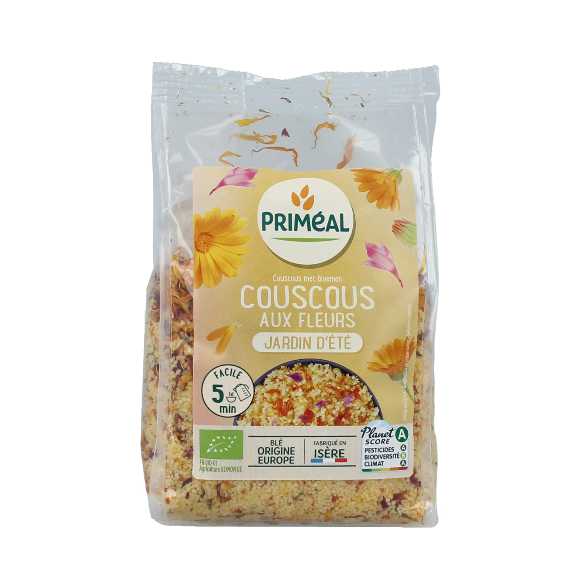 Primeal Couscous met zomerbloemen bio 300.00 Gram