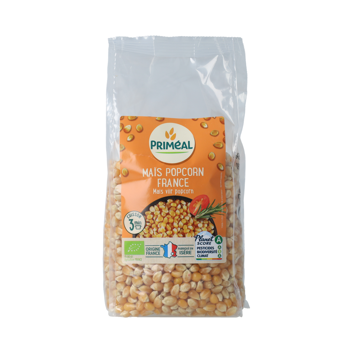 Primeal Popcorn mais bio 500.00 Gram