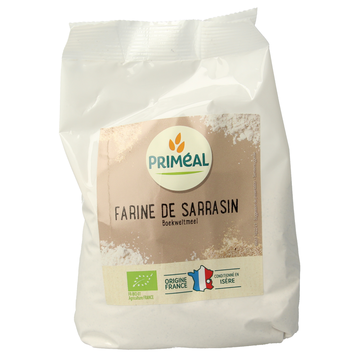 Primeal Volkoren boekweitmeel bio 500.00 Gram