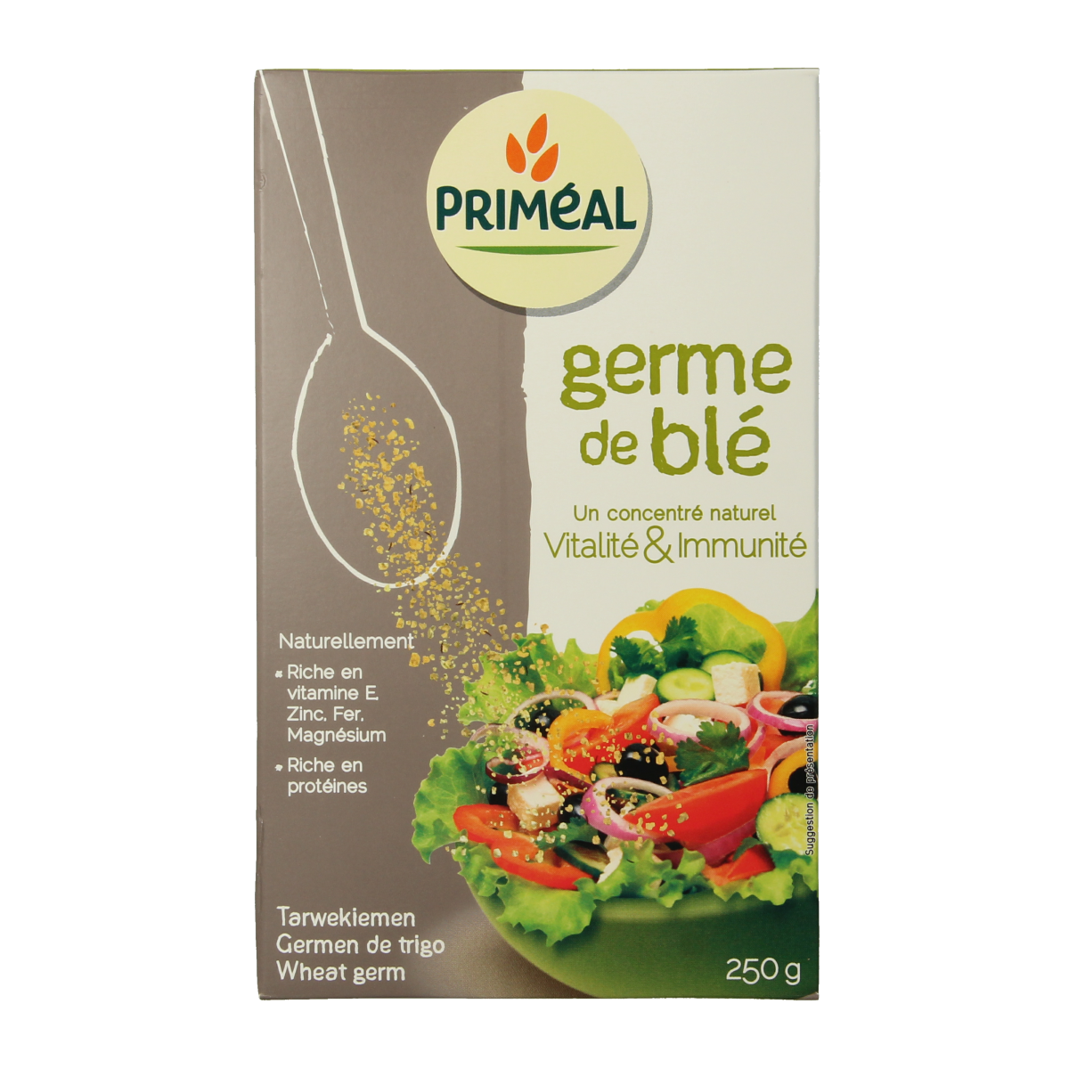 Primeal Tarwekiemen 250.00 Gram