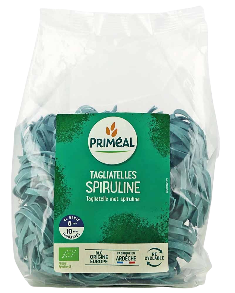 Primeal Tagliatelle spirulina bio 250.00 Gram