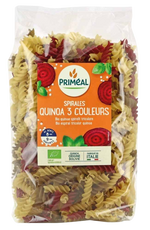 Primeal Organic fusilli 3 kleur tarwe quinoa bio 500 Gram