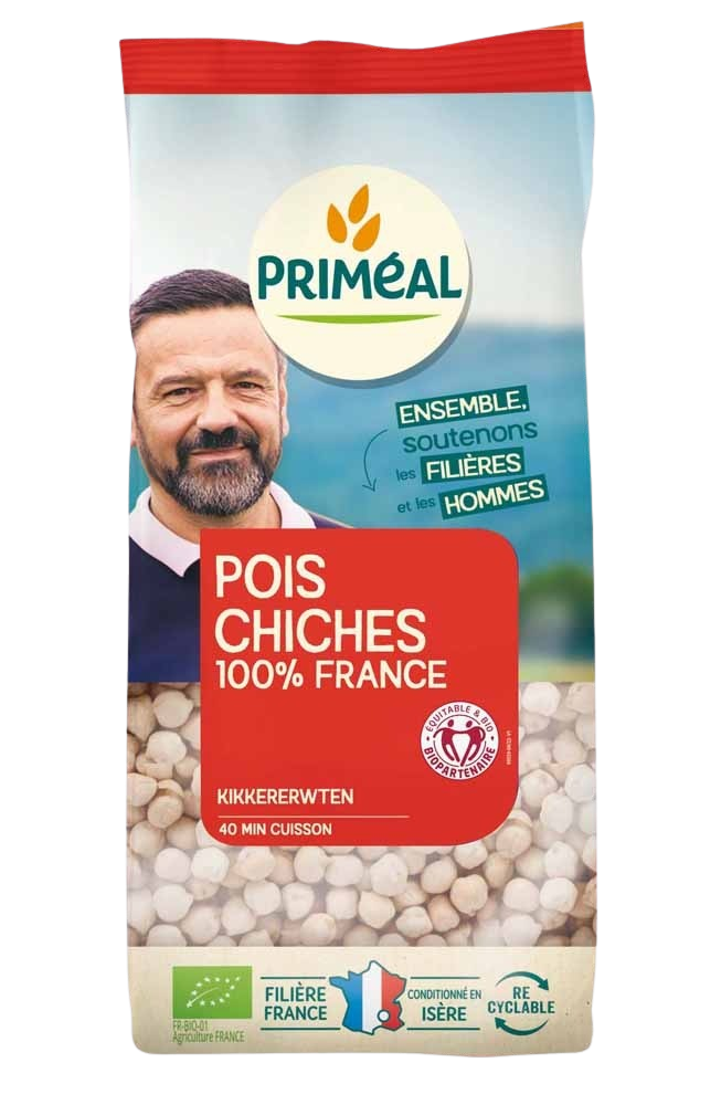 Primeal Kikkererwten uit Frankrijk bio 500.00 Gram