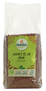 Primeal Lijnzaad bruin bio 500.00 Gram