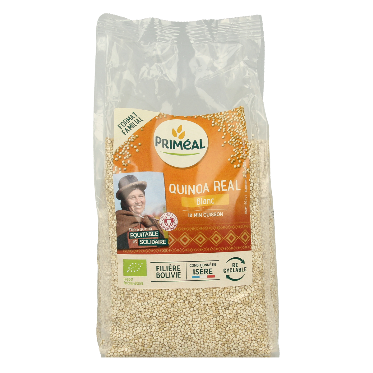 Primeal Quinoa wit real bio 1.00 Kilogram