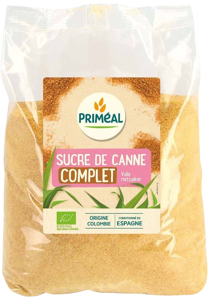 Primeal Volle rietsuiker bio 1.00 Kilogram