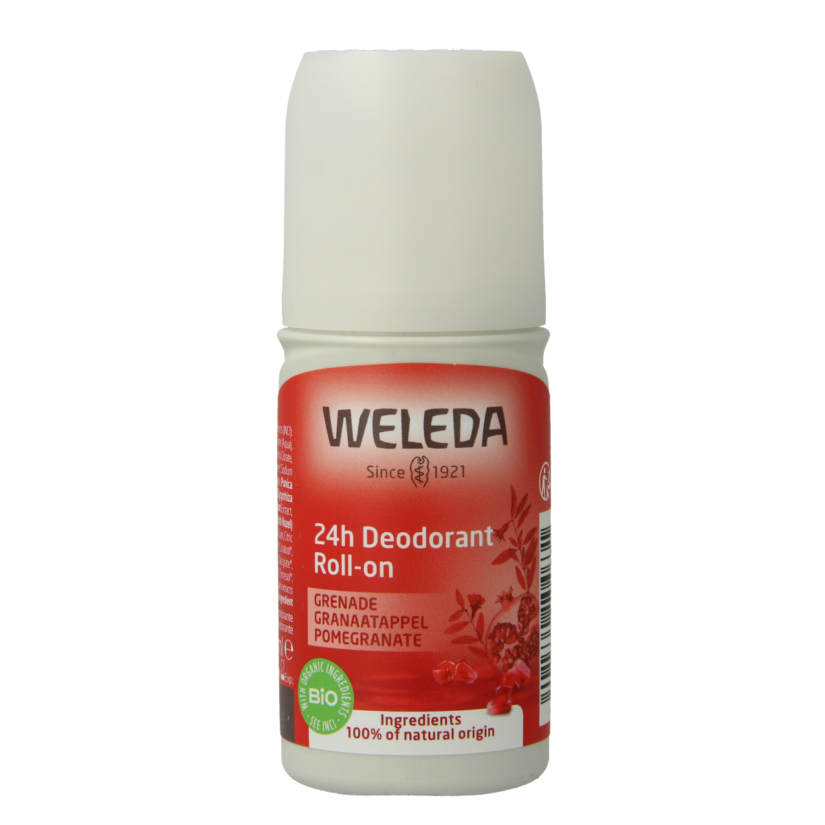 Weleda Granaatappel 24h roll on deodorant 50.00 Milliliter