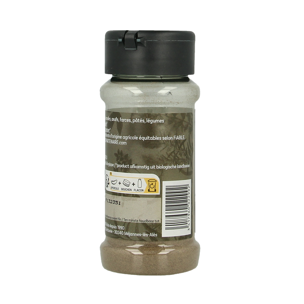 Cook Zwarte peper gemalen bio 45.00 Gram
