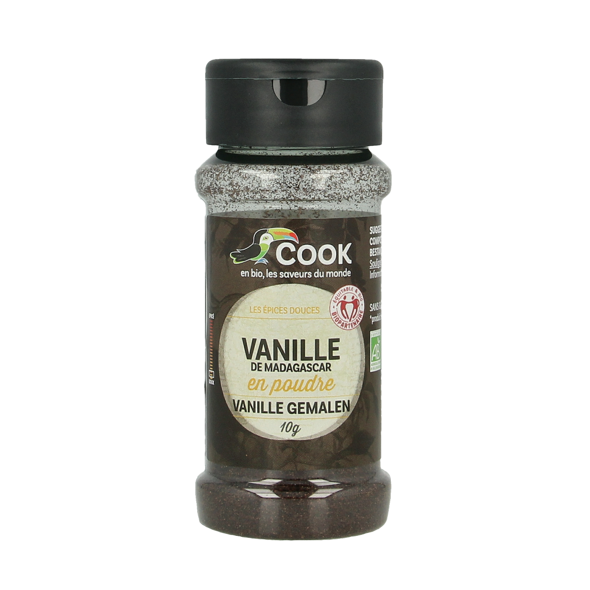 Cook Vanille poeder bio 10.00 Gram