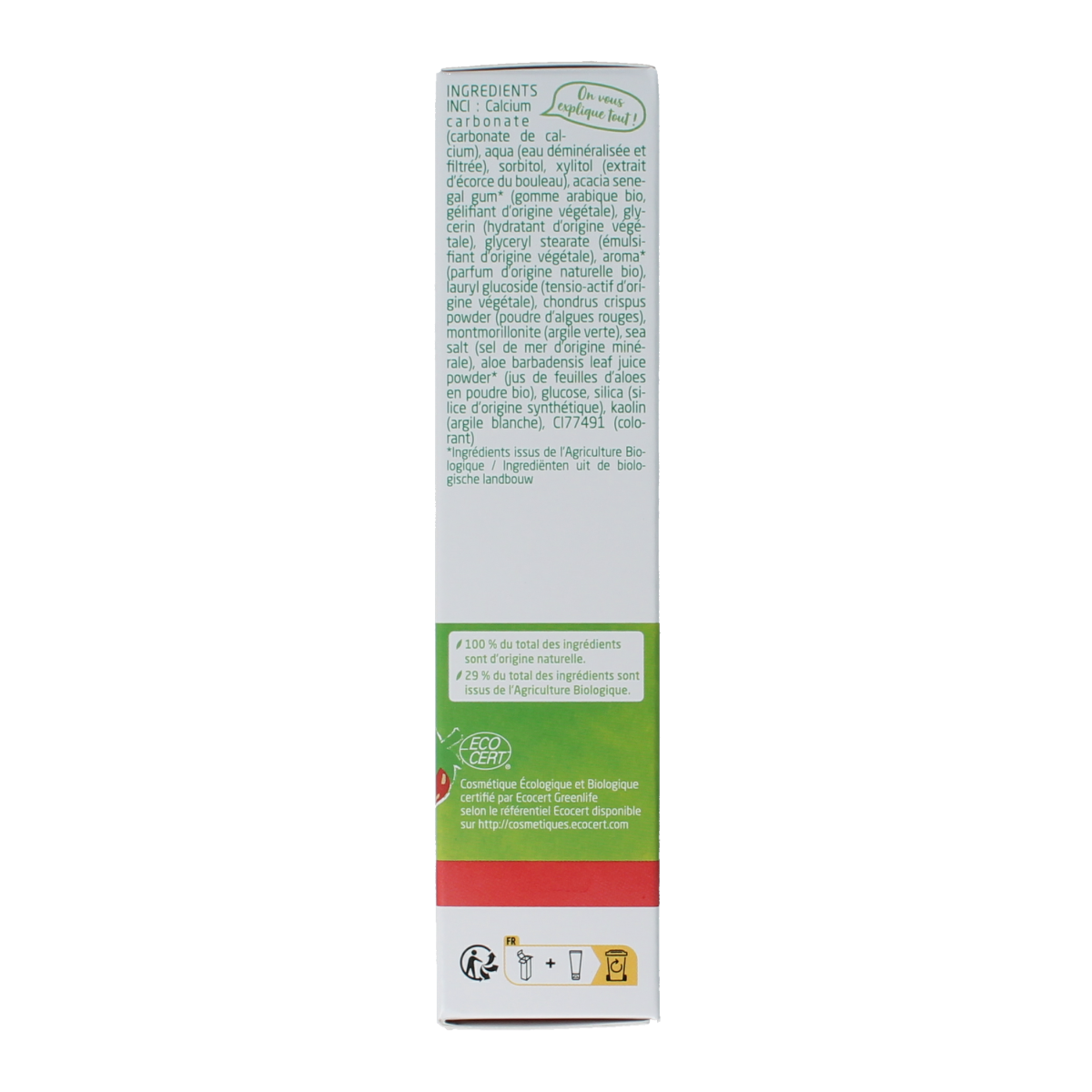 Phytonorm Dragondent tandpasta kind aardbei 50.00 Milliliter