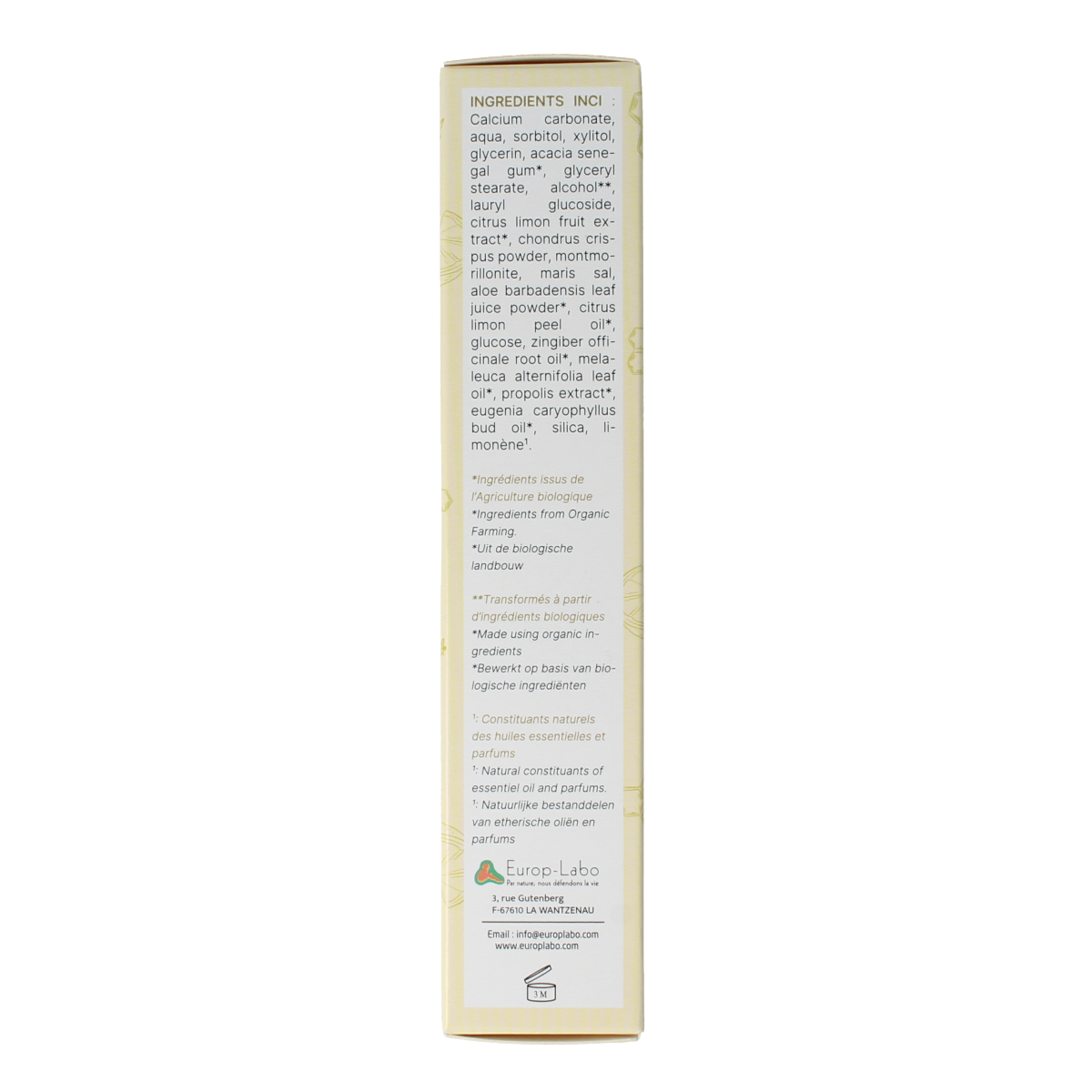 Aprolis Tandpasta citroen en propolis 75.00 Milliliter