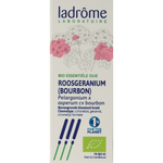 Ladrome Roos geranium olie bio 10.00 Milliliter