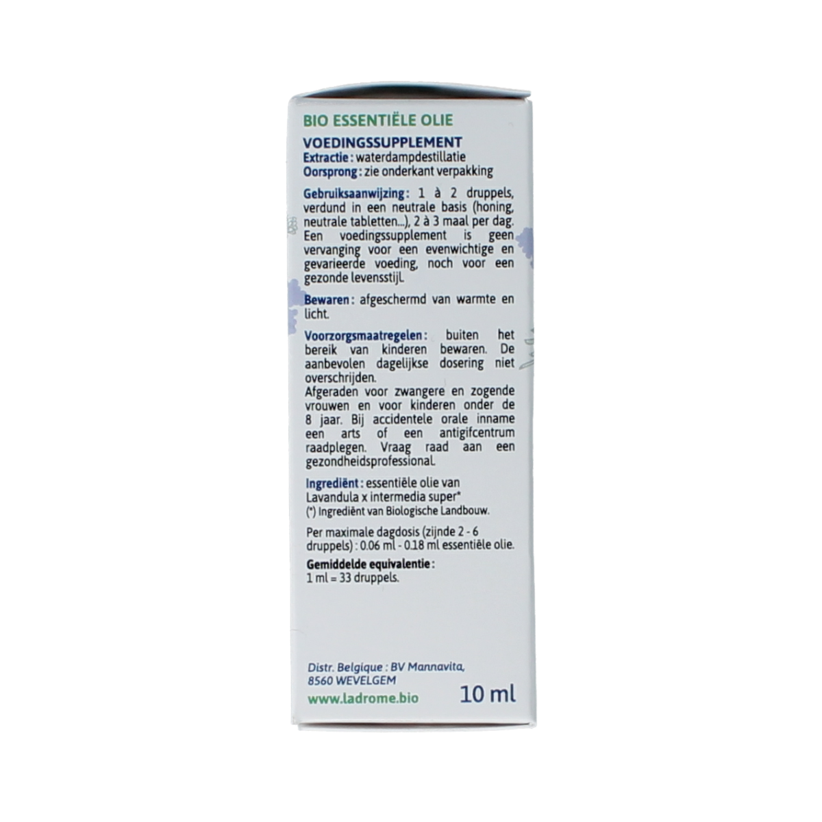Ladrome Lavandin olie bio 10.00 Milliliter