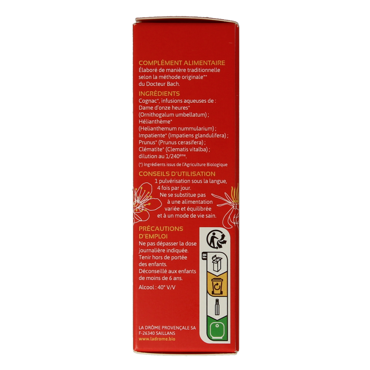 Ladrome First aid - eerste hulp spray 39 bio 20.00 Milliliter